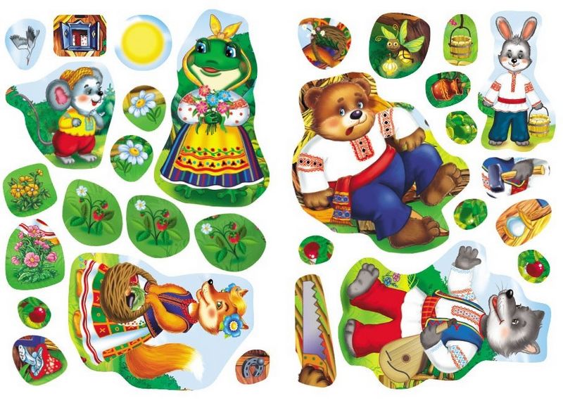 Казки з наліпками. Теремок - фото 5