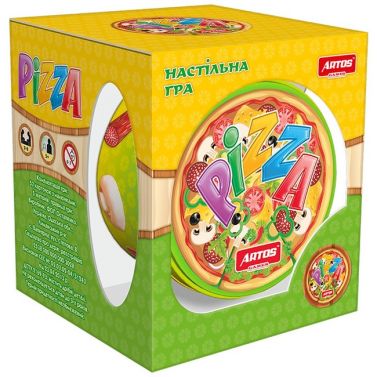 Pizza. Настільна гра (металевий тубус) Pizza. Настільна гра (металевий тубус) - Подарунок до Різдва