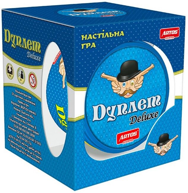 Дуплет Deluxe. Настільна гра (металевий тубус) - фото 1