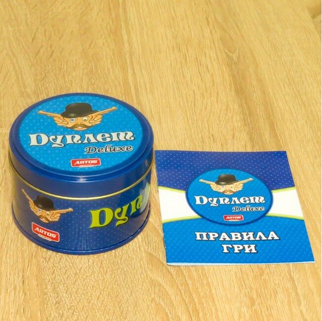 Дуплет Deluxe. Настільна гра (металевий тубус) - фото 2