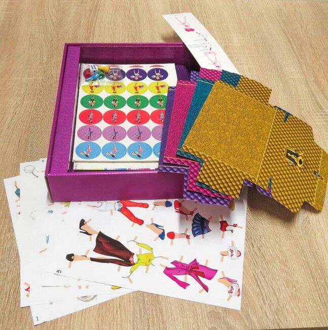 Модниця. Настільна гра для дівчаток (в гофрокоробці) - фото 3