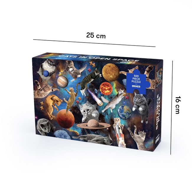 Пазли «Коти у відкритому космосі» - фото 2