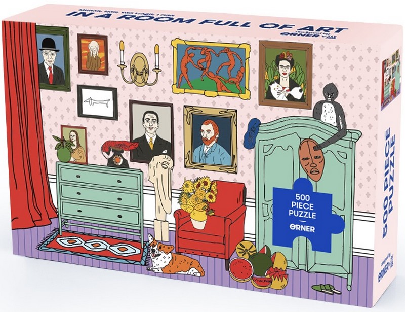 Пазли «Кімната художників» - фото 1