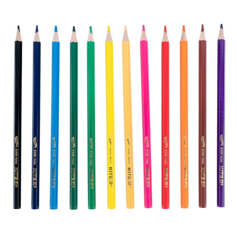 Олівці кольорові, 12 шт. HW - фото 3