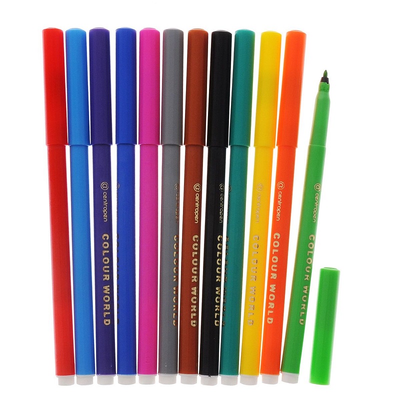 Фломастери Centropen 7550/12 набір 12 штук. - фото 2