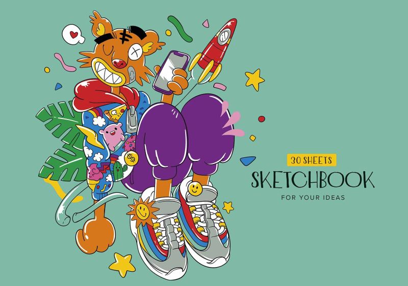 Альбом для малювання на склейці, A4 30 арк. Стар. - фото 1