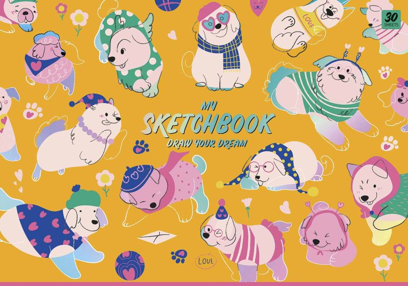 Альбом для малювання 30 аркушів А4 SKETCHBOOK - фото 2
