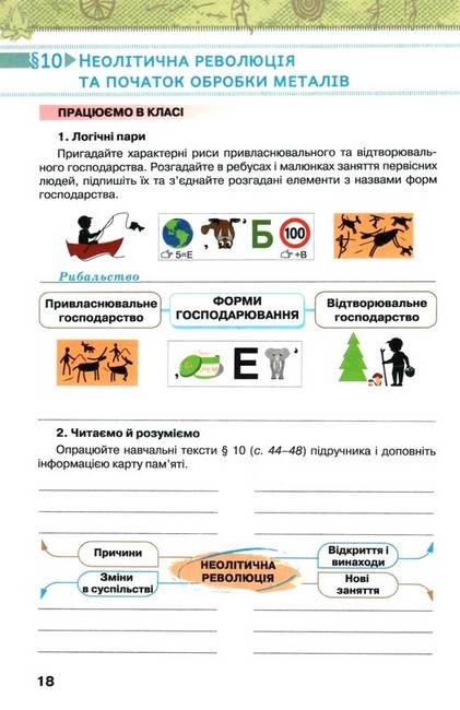 Робочий зошит Історія України Всесвітня історія 6 клас НУШ Авт: Щупак І. Піскарьова І. Бурлака О. Вид: Оріон - фото 5