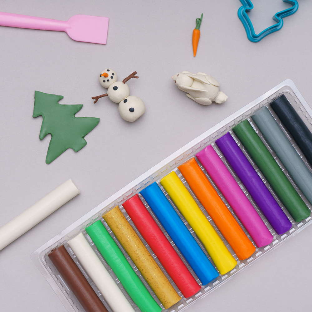 Пластилін круглий восковий 12 кольорів + 1 Золотий колір у подарунок - фото 3