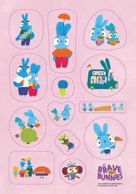 Набір наліпок. Стікер-Пак. Дружні займалята