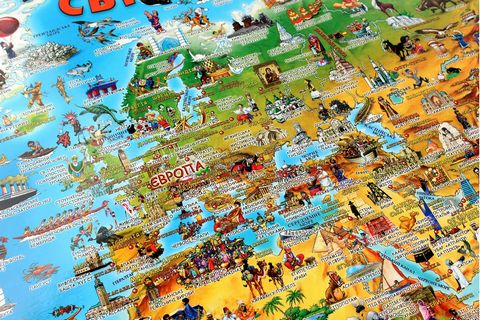 Дитяча карта світу - фото 5