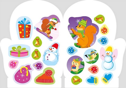 Чарівна зима з наліпками. Оленятко - фото 3