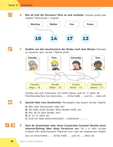 Підручник Німецька мова Halli Hallo! 5 клас 1-й рік навчання НУШ Авт: С. Сотникова Г. Гоголєва Вид-во: Ранок - фото 10