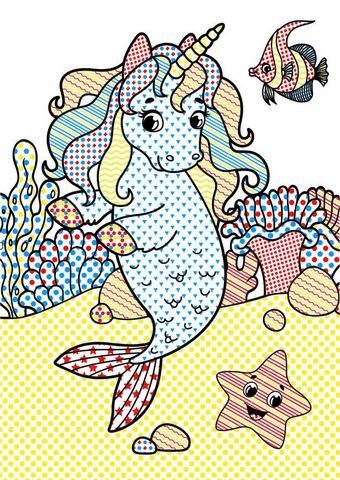 Єдинороги. Чарівні водяні розмальовки - фото 3