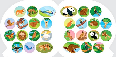 Пізнавальні наліпки. Тварини Євразії - фото 3