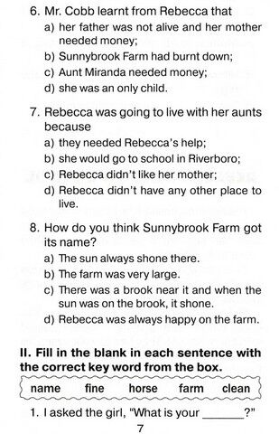 Читаю англійською Ребекка з ферми «Сонячний струмок» / Rebecca of Sunnybrook Farm Кейт Дуглас Віттін (Elementary А1/А2) Вид-во: Арій - фото 7