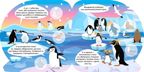 Пізнавальні наліпки. Тварини Антарктиди - фото 2