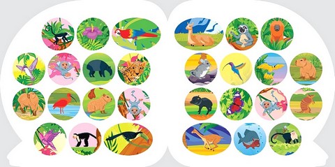 Пізнавальні наліпки. Тварини Південної Америки - фото 3