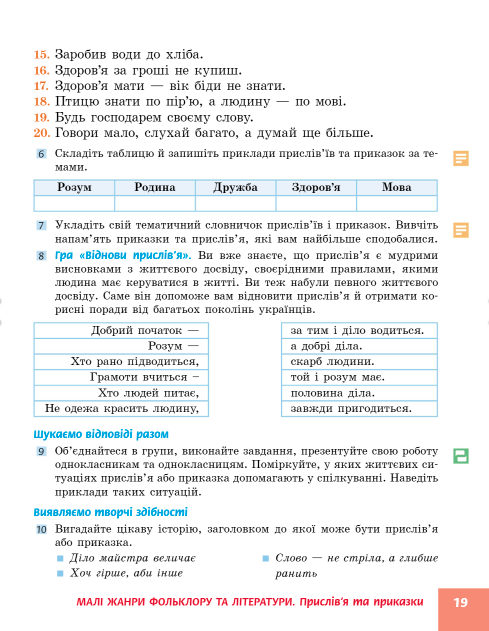 Підручник Українська література 5 клас НУШ Авт: Борзенко О. Вид-во: Ранок - фото 10