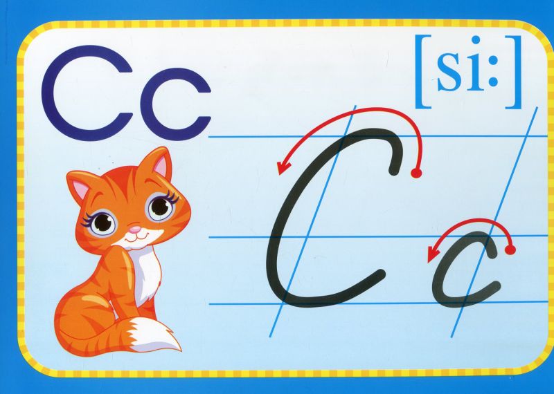 Демонстраційний матеріал Зразки каліграфічного написання англійських літер Ранок - фото 5