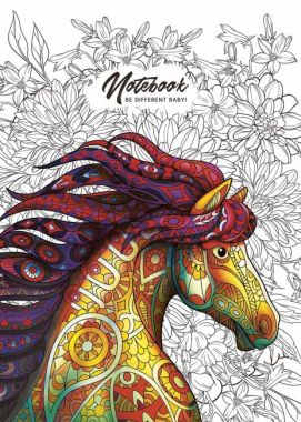 Блокнот для записів 00819, склейка, А5/50арк., у лінію, білий блок, 60г/м2, розмальовка, ВД-лак, Student Блокнот для записів 00819, склейка, А5/50арк., у лінію, білий блок, 60г/м2, розмальовка, ВД-лак, Student - Блокноти та скетчбуки