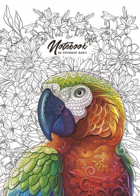 Блокнот для записів 00819, склейка, А5/50арк., у лінію, білий блок, 60г/м2, розмальовка, ВД-лак, Student - фото 4