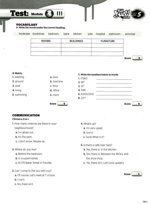 Збірник контрольних робіт Англійська мова Test Booklet Full Blast Plus 5 клас НУШ Авт: H. Q. Mitchell Marileni Malkogianni Вид-во: MM Рublications - фото 4