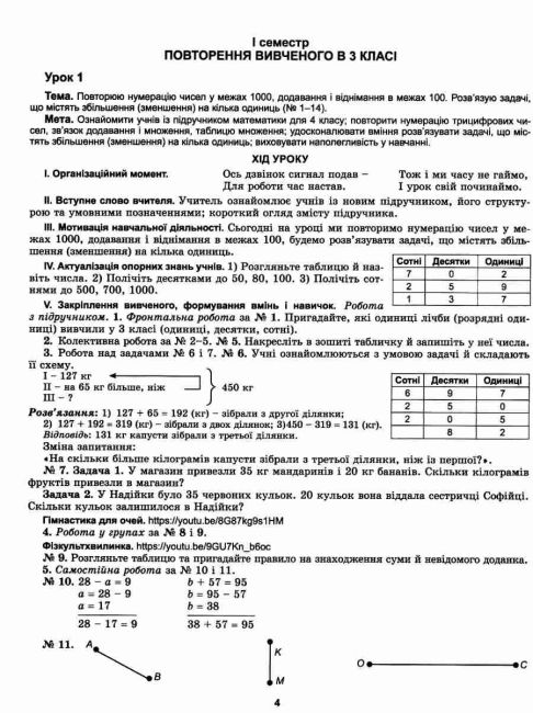 Конспекти уроків Математика 4 клас НУШ До підручника Лишенко Г. Авт: Корнись С. Вид-во: Генеза - фото 5