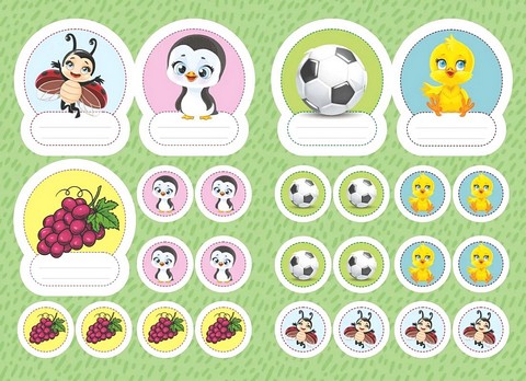 Наліпки для дитячого садочка. Курчатко - фото 3