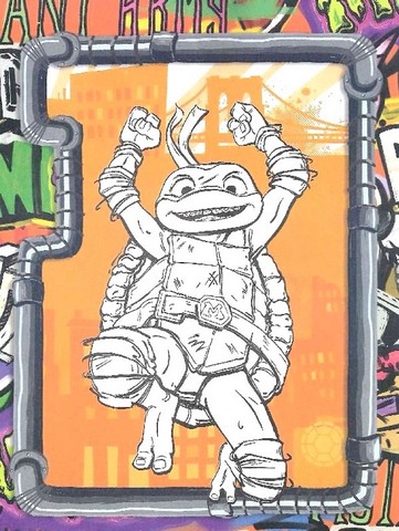 Розфарбуй за зразком. Teenage Mutant Ninja Turtles - фото 4