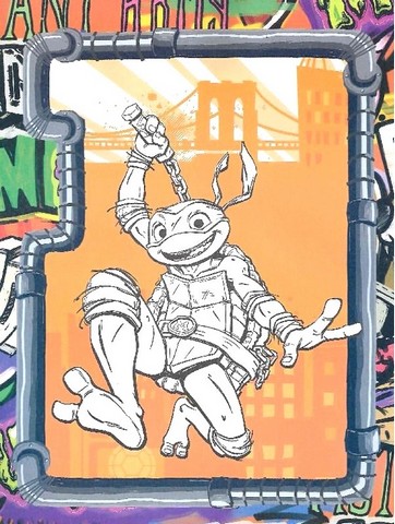 Розфарбуй за зразком. Teenage Mutant Ninja Turtles - фото 6