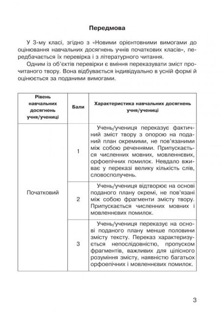 Діагностичні картки Літературне читання Усний переказ прочитаного твору 3 клас НУШ Авт: Будна Н. Вид-во: Богдан - фото 3