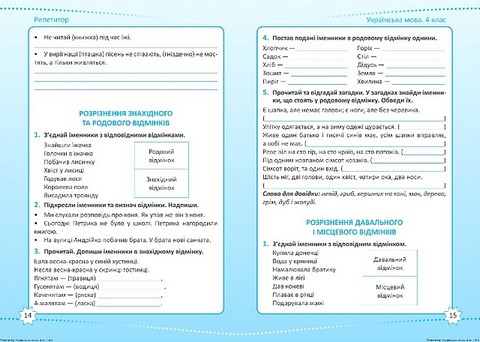Репетитор Українська мова 4 клас НУШ Авт: Шевченко К.М. Вид-во: Торсінг - фото 4