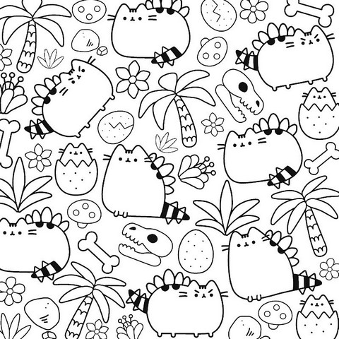 Розмальовка Pusheen - фото 4