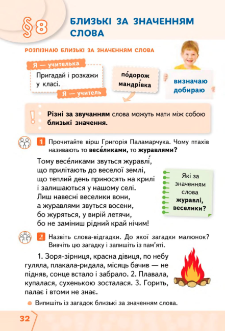 Підручник Українська мова та читання 2 клас Частина 1 НУШ Авт: Вашуленко М.С. Дубовик С.Г. Вид-во: Освіта - фото 6