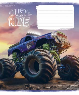 Зошит учнівський, 12арк., у косу лінію, ВД-лак, Школярик (012-3287K) - ПАКУНОК ШКОЛЯРА