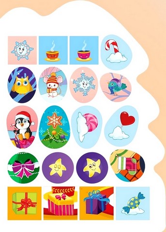 Зима з наліпками. Ялинка для єнотика - фото 5