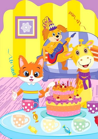 Зима з наліпками. Подарунок для котика - фото 2