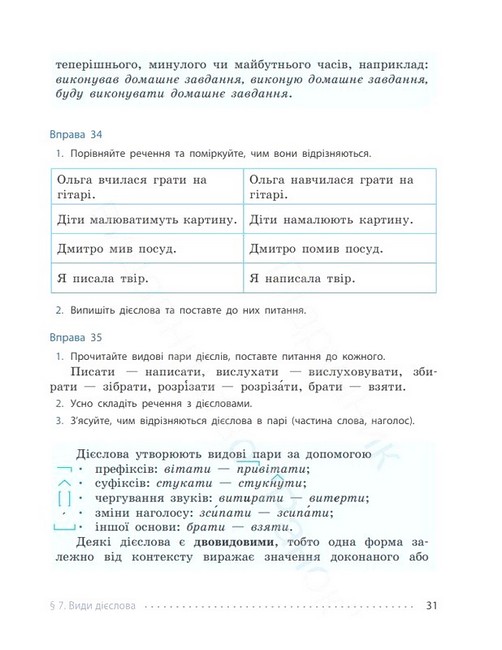 Підручник Українська мова 7 клас НУШ Авт: Літвінова І.М. Вид-во: Ранок - фото 7
