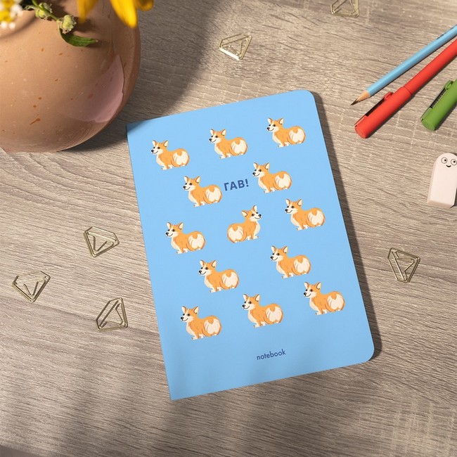 Блокнот Гав! Коргі синій - фото 6
