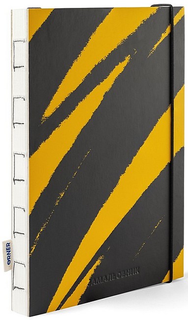Скетчбук Штрихи гуаші діагональні жовто-чорний - фото 2