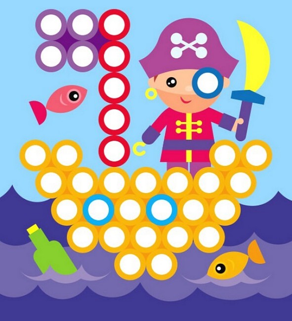 Мозаїка з наліпок. Кружечки. Для дітей від 4 років - фото 5