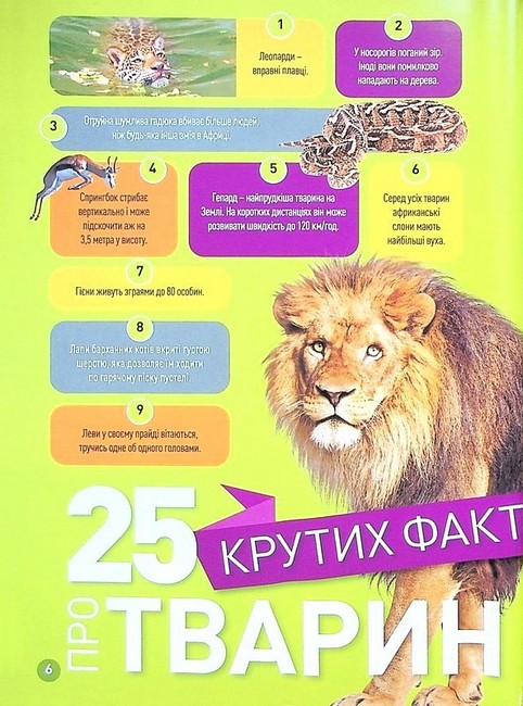 National Geographic Kids Гррр! 100 цікавих фактів про тварин Африки Авт: Стефані Воррен Дріммер Вид-во: Егмонт - фото 3