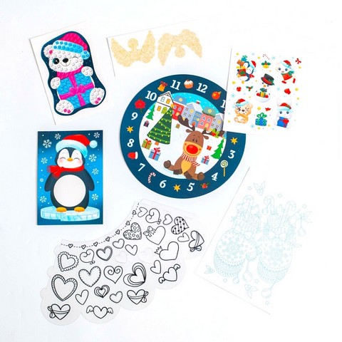 Я люблю зимові свята Великий набір для творчості Вид-во: Ранок - фото 9