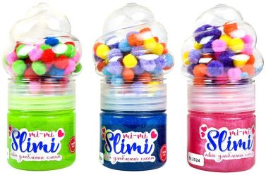 Mi-mi Slimi Слайм + помпони Вид-во: Strateg Mi-mi Slimi Слайм + помпони Вид-во: Strateg