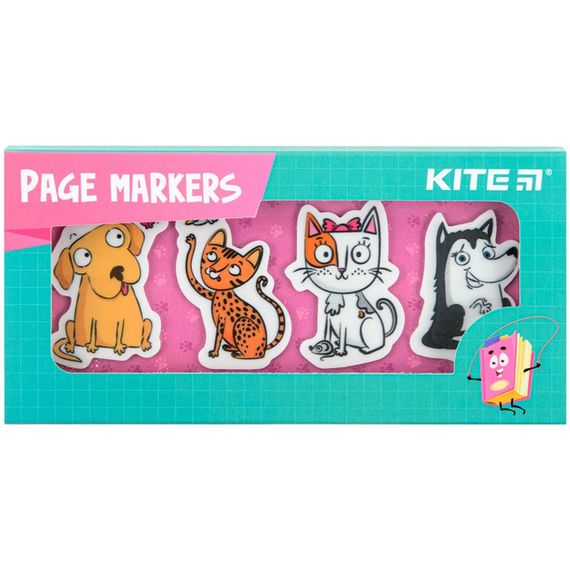 Набір пластикових закладинок Kite Pets 4x20шт K22-479-5 - фото 2