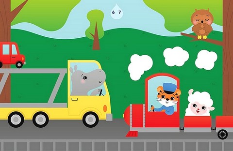 Аплікації наліпками Машинки Авт: Юлія Каспарова Вид-во: Ранок - фото 3