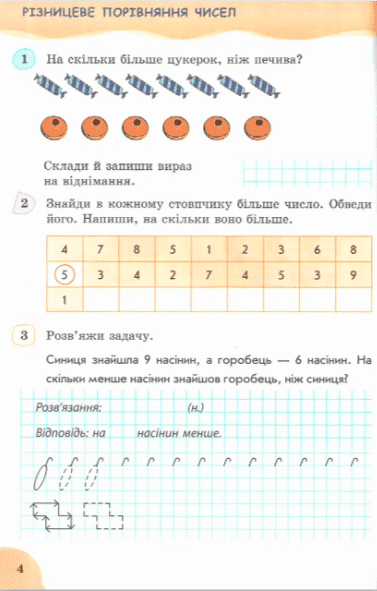 Робочий зошит Математика 1 клас Частина 2 НУШ До підручника Листопад Н.П. Авт: Должек Г.М. Твердохвалова І.А. Вид-во: Сиция - фото 4