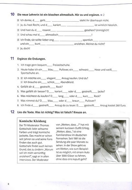 Робочий зошит Німецька мова 10 клас Parallelen 10 + аудіосупровід Авт: Надія Басай Вид-во: Методика Паблішинг - фото 6