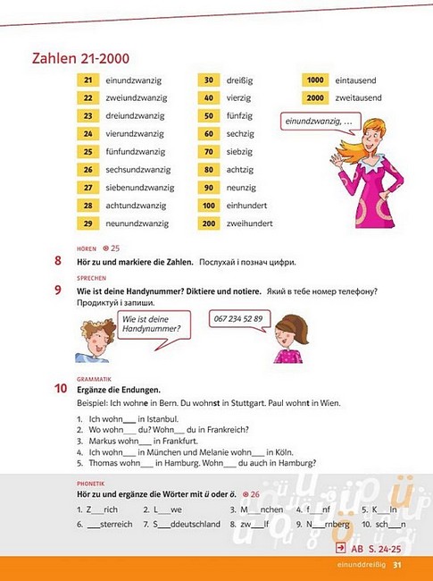 Підручник Німецька мова 5 клас Parallelen 5 NEU + аудіосупровід Авт: Надія Басай Наталя Шелгунова Вид-во: Методика Паблішинг - фото 5